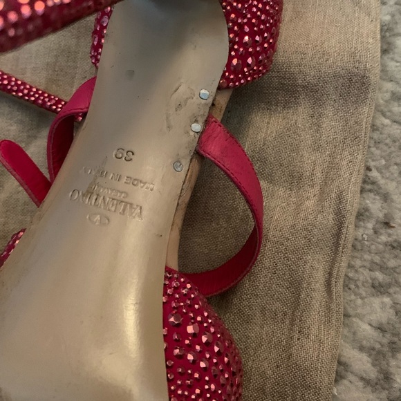 Valentino Swarovski Pink Heels - Picture 4 of 4